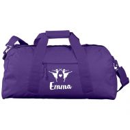 Customized Girl Custom Name Dancers Bag: Liberty Large Square Duffel Bag