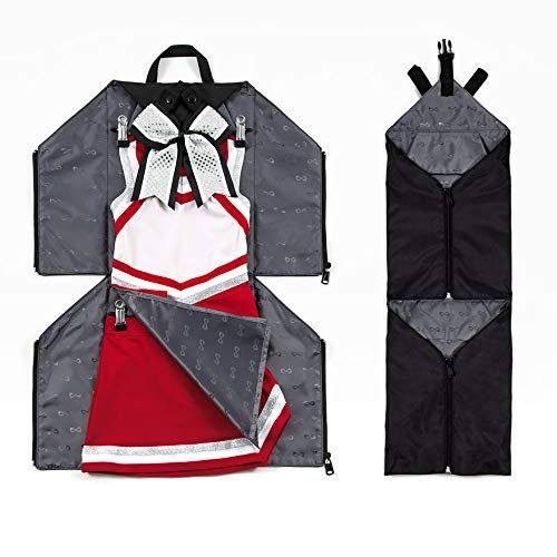  Customized Girl Custom Team/Name/Text Cheerleader: Nfinity Black Uniformer Bag