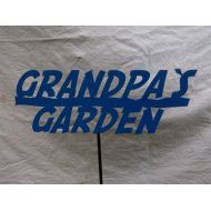/Custommetalart Metal Grandpas Garden stake, customs available, metal garden stake, metal yard art, custom metal sign