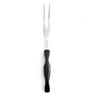 CUTCO Model 1727 Carving Fork with Classic Dark Brown handle (often called Black) in factory-sealed plastic bag.
