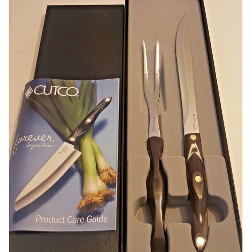  Cutco 440A HIGH CARBON, STAINLESS STEEL CARVING SET