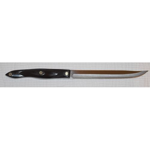  Cutco Cutlery CUTCO Model 1729 Petite Carver...........6¾” Double-D serrated blade; 5½” Classic Brown (Black) Handle............in factory-sealed plastic bag