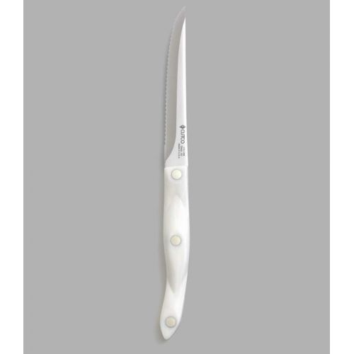  Cutco Cutlery CUTCO Model 1721 Trimmer with White Pearl handle.......4.9 High Carbon Stainless blade and 5.1 handle....... in factory-sealed plastic bag.