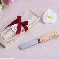 Cute rabbit Vintage Stainless-Steel Spreader with Cork Handle For Wedding Favor (50)