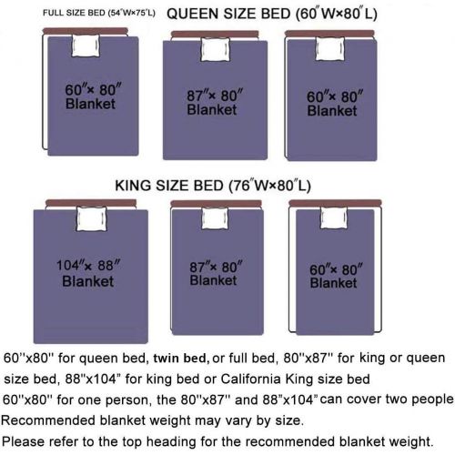  [아마존핫딜][아마존 핫딜] CuteKing Weighted Blanket 3 Pieces Set 80x87 Inches for Queen or King Size Bed, 25lbs for Individual or Couple Weighing More Than 200lbs, 1 Heavy Blanket 2 Duvet Covers for Hot or