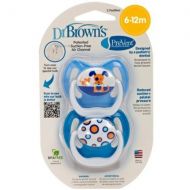 CuteMch Dr. Browns PreVent Design Pacifier, Boys, Stage 2, 6-12 Months