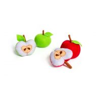 /CuteSoftToy Children set Soft game Set food Felt apples Kitchen food Set toy gift Eco toy Farmers market Gift cousin Pretend food Organic fruits