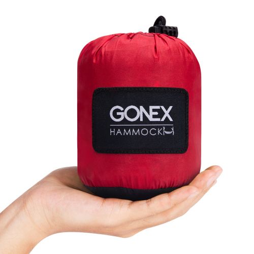  Cutequeen Gonex Ultralight 0.93-1.47 LB, Portable Camping Hammock Nylon Parachute Hammock for Travel Camp with Hammock Straps
