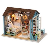 Cuteroom Dollhouse Miniature DIY Dolls House Room Kit with Furniture Handicraft Xmas gift Forest Time