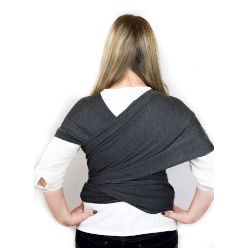  Cutie Carry Baby Wrap Carrier for Newborn and Infant (Dark Grey Heather)