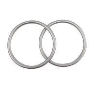 Sling Rings 3-inch Diameter by Cutie Carry. Infant Approved, mom Loved. Aluminum, lab Tested for Strength and Safety. Works with Your own Material or Convert wrap to Sling. (Silver