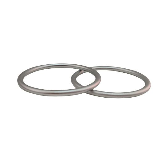  Sling Rings 3-inch Diameter by Cutie Carry. Infant Approved, mom Loved. Aluminum, lab Tested for Strength and Safety. Works with Your own Material or Convert wrap to Sling. (Silver