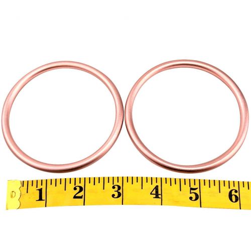  [아마존베스트]Sling Rings 3-inch Diameter by Cutie Carry. Infant Approved, mom Loved. Aluminum, lab Tested for Strength and Safety. Works with Your own Material or Convert wrap to Sling. (Rose G