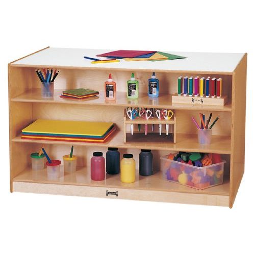  CutieBeauty jc Mobile Storage Island With Colored Trays - School & Play Furniture