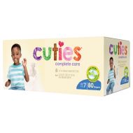 Cuties Complete Care Baby Diapers, Size 7, 80 Count