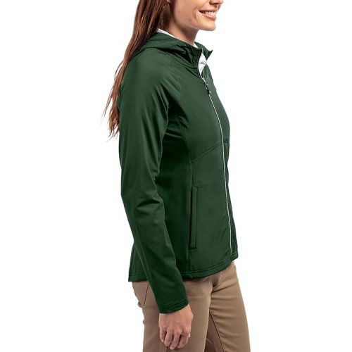  Cutter & Buck Adapt Eco Knit Hybrid Recycled Womens Full Zip Jacket