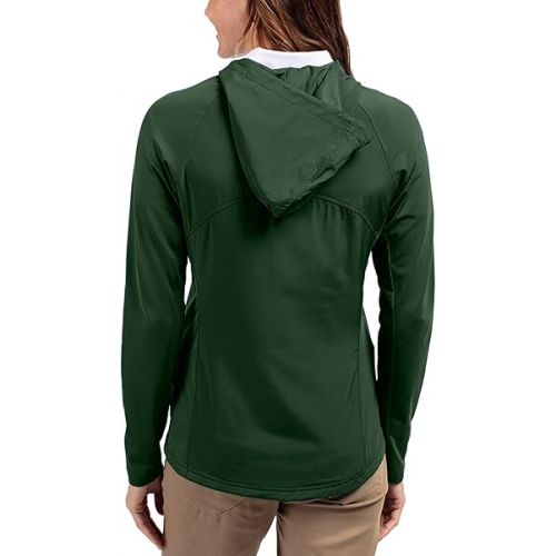  Cutter & Buck Adapt Eco Knit Hybrid Recycled Womens Full Zip Jacket