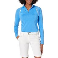 Cutter & Buck Women's Drytec UPF 50+ Long Sleeve Elite Contour Mock Jersey Shirt