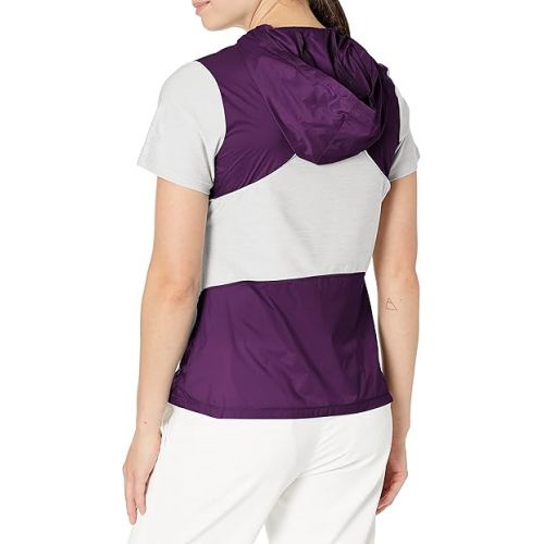  Cutter & Buck Women's Weathertec Short Sleeve Hybrid Flex Full Zip Hooded Jacket