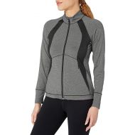 Cutter & Buck Women's Smooth Melange Stripe Shoreline Colorblock Full Zip Jacket