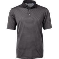 Cutter & Buck Virtue Eco Pique Micro Stripe Recycled Mens Big & Tall Polo