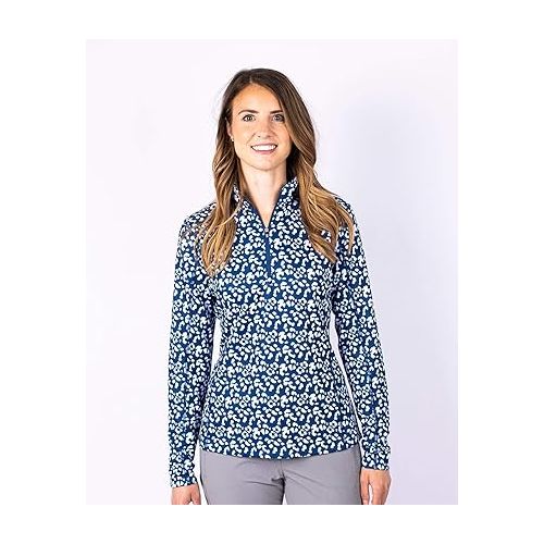  Cutter & Buck Women's Half Zip Shirt