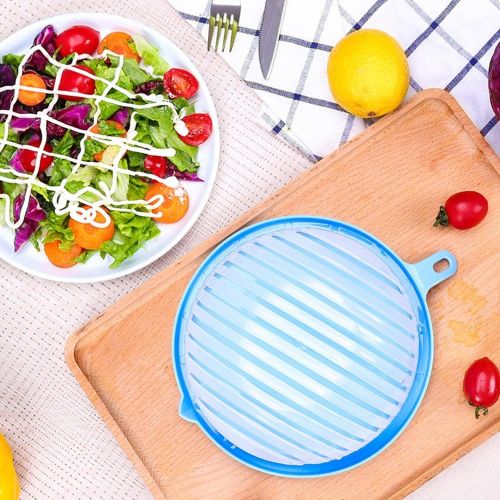  Cvbndfe Ergonomischer Schaler Salat Chopper Bowl Maker Obst Vegetabl Cutter Schneller Frischer Salat Slicer Grosse Schuessel Fuer Waschen Mit Profi-Schaler & Gemueseschaler