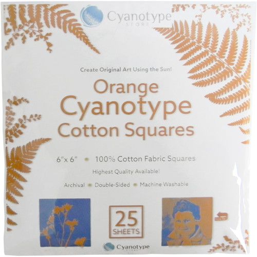  Cyanotype Store Cyanotype Cotton Squares - 6 x 6