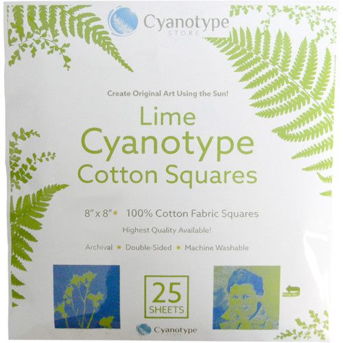  Cyanotype Store Cyanotype Cotton Squares - 8 x 8