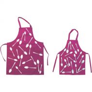 Cyanotype Store Cyanotype Apron (Adult- & Kids-Set, Bubblegum)