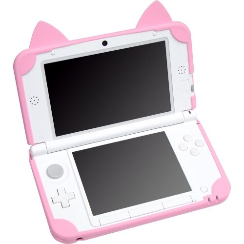  Cyber Gadget Nyan CYBER  silicon cover cat (for 3DS LL) pink