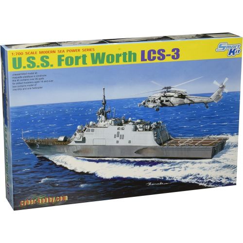  Cyber Hobby Models U.S.S. Fort Worth LCS-3 Plastic Model Kit, Scale 1700