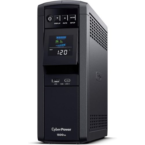  [아마존핫딜][아마존 핫딜] CyberPower CP1500PFCLCD PFC Sinewave UPS System, 1500VA/900W, 10 Outlets, AVR, Mini-Tower