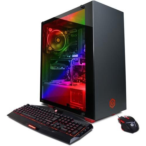  CyberpowerPC SLC8780CPG Gamer Supreme Liquid Cool Tower Desktop with i7-8700K, 32GB, GTX 1070 8GB, 240GB SSD, 3TB HDD, Wi-Fi, Win 10, Black