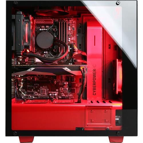  CyberpowerPC SLC8780CPG Gamer Supreme Liquid Cool Tower Desktop with i7-8700K, 32GB, GTX 1070 8GB, 240GB SSD, 3TB HDD, Wi-Fi, Win 10, Black