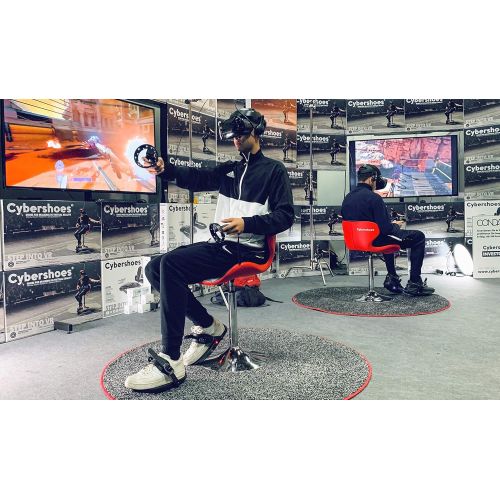  [무료배송]Cybershoes Gaming Station - use with your vr headset for walking or running in your pc vr games in STEAM VR. Includes CYBERCHAIR and CYBERCARPET. Experience THE POWER OF VIRTUAL RE