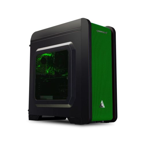  CybertronPC Electrum QS-A4 Gaming Desktop - AMD A4-7300 3.80GHz Dual-Core Processor, 8GB DDR3 Memory, AMD Radeon HD 8470D Graphics, 1TB Hard Drive, Microsoft Windows 10 Home 64-Bit