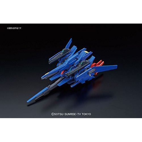  Cybotronix HGBF Gundam Build Fighters Tri ZZII (double Zettsu) 1/144 scale color-coded pre-plastic model