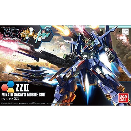  Cybotronix HGBF Gundam Build Fighters Tri ZZII (double Zettsu) 1/144 scale color-coded pre-plastic model