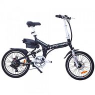 Cyclamatic CX4 Pro Dual Suspension Foldaway E-Bike Electric Bicycle Black