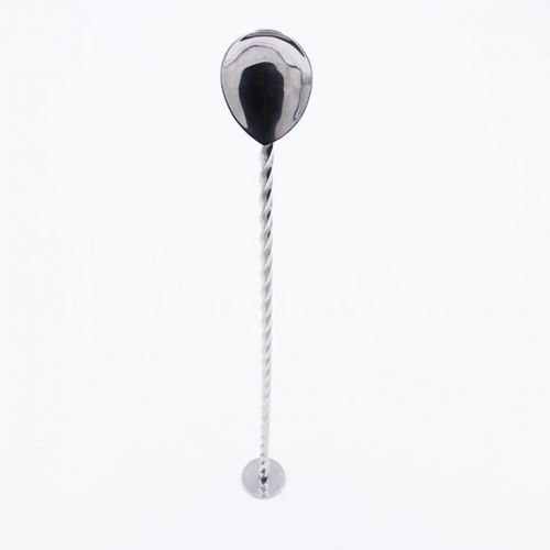  [아마존베스트]Cyclamen9 Cocktail Drink Mixer Stainless Steel Stirring Mixing Spoon Ladle Muddler Bar