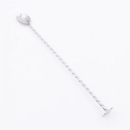  [아마존베스트]Cyclamen9 Cocktail Drink Mixer Stainless Steel Stirring Mixing Spoon Ladle Muddler Bar