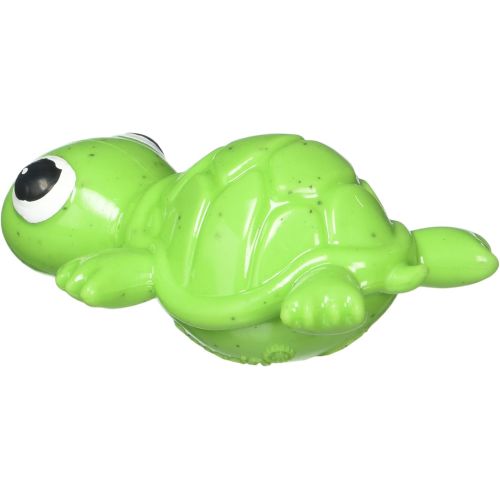  Cycle Dog 3-Play Turtle Dog Toy with Ecolast Recycled Material, Mini, Green