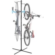 CyclingDeal Bike Vertical Freestanding Hanger Parking Rack - Fully Adjustable Gravity Storage Floor Stand - Safe & Secure for Hanging MTB Road Bicycles in Garage or Home
