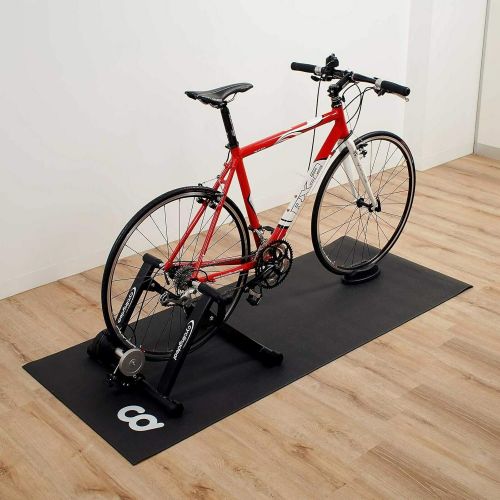  [아마존베스트]CyclingDeal Bike Bicycle Trainer Floor Mat Suits Ergo Mag Fluid for Indoor Cycles.Stepper for Peloton Spin Bikes - Floor Thick Mats for Exercise Equipment - Gym Flooring