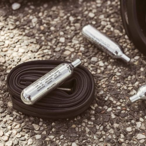  CyclingDeal 25g Threaded CO2 Cartridges Refills for Bike Bicycle Pump CO2 Inflator Heads - Great Refill for Mountain Downhill and E Bikes Tubeless Tires