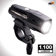 [아마존베스트]Cygolite Metro Pro 1,100 Lumen Bike Light 5 Night & 3 Daytime Modes Compact & Durable IP67 Waterproof Secured Hard Mount USB Rechargeable Headlight for Road, Mountain, Commu