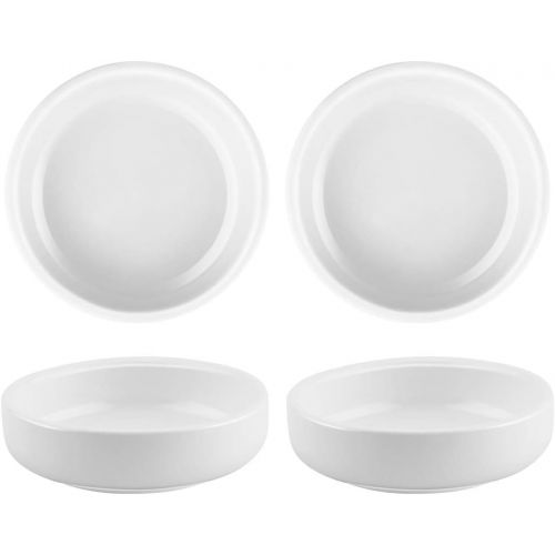  [아마존베스트]Cyimi 3.5 Ceramic Soy Dipping Sauce Dishes Small Porcelain Side Dish Multipurpose Single Color Black Sauce Bowls Dinnerware Sets Sauce Serving Dishes Set of 4