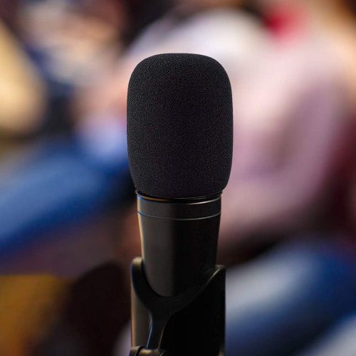  [아마존베스트]Cyleibe Adsshopp Foam Microphone Protection Voice Cover 10 Pieces Microphone Pop Filter Windscreen for Interview KTV