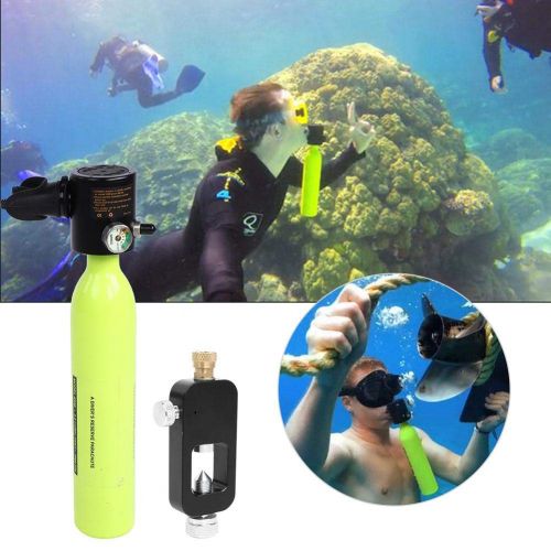  Vbestlife. Scuba Diving Equipment Oxygen Cylinder Scuba Diving Glasses High Pressure Pump Snorkeling Equipment Set Diving Breathe Underwater for Diving Swimming